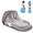 Gray, variant on Foldable Baby Net for Bed,Baby Travel Cot with Net and Awning,Cotton Comfortable Touch Soft,Portable Babies Cot Changing Bag Babies Travel Bassinet