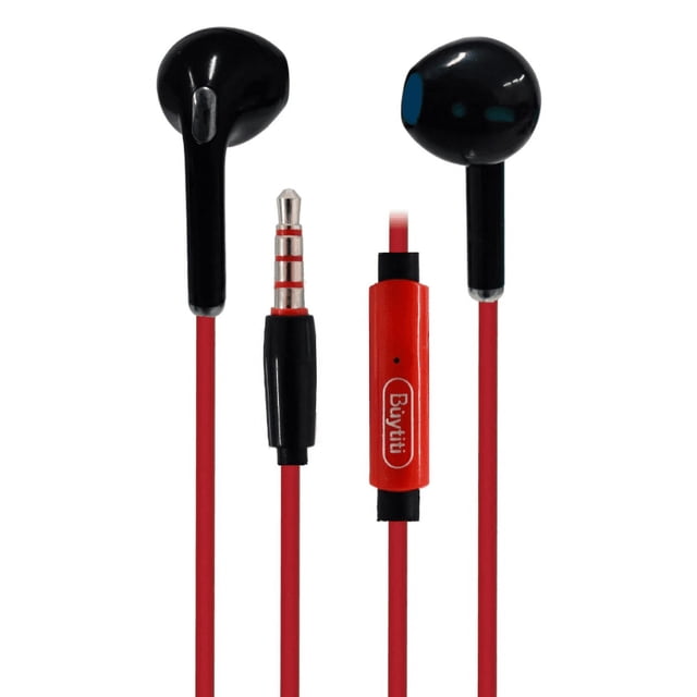 Audífonos Manos Libres Alámbrico In-ear 2 Piezas Modelo 2.0 Rojo