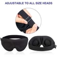 thumbnail image 5 of Sleep Mask for Men Women, 100% Light Blocking 3D Eye Mask of Night Sleeping Blindfold, Relaxing Zero Pressure Eye Cover, 5 of 5