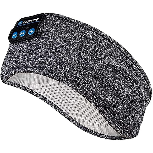 Auriculares para dormir Perytong inalámbricos Bluetooth Sports color gris