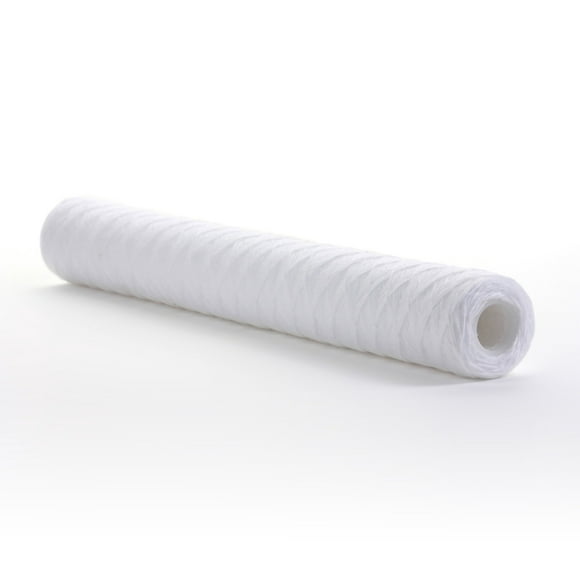 Hydronix SWC-25-20100 Universal NSF String Wound Sediment Water Filter Cartridge 2.5" x 20" - 100 micron