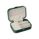 thumbnail image 2 of Joyero De Pu Joyero portátil de viaje verde oscuro para anillos, collares y pendientes, organizador minimalista de almacenamiento de joyas (1 unidad) JASKFLY, 2 of 8