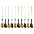 thumbnail image 4 of 10 instrumentos navideños en miniatura, modelo de guitarra DIY, adornos para árbol de Navidad., 4 of 7