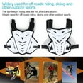 thumbnail image 4 of Thick Shockproof Chest Back Protection, Motorcycle Vest Back Protection, Protective Equipment For Riding Motorcycle Black,White, 4 of 8