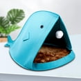 thumbnail image 1 of CNKOO Exquisite Pets Bed Widely Use Felt Foldable Shark Dog Cats House for Daily Use, 1 of 10