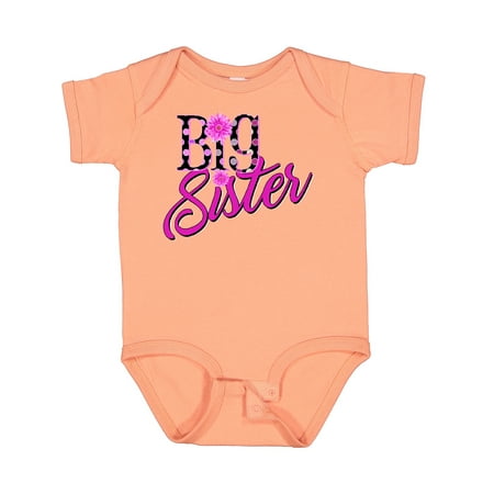 

Inktastic Big Sister with Polka Dots Gift Baby Girl Bodysuit