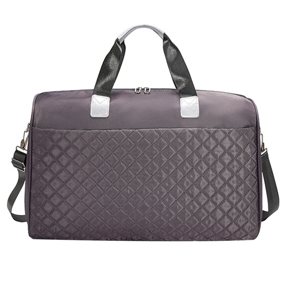 DwellJoy Expandable Waterproof Travel Tote Bag for Women - Large Capacity Weekender Carry On Luggage with Trolley Strap, Multi Compartment Gym Work Commute Overnight Essentials