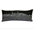 thumbnail image 6 of 24" Black Charleston Nighttime Skyline Lumbar Decorative Pillow, 6 of 6