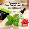 thumbnail image 6 of Nature's Dome Peppermint Pest Control Spray – Eco-Friendly Lab Tested – 16 oz – Insect, Ant, Tick, Flea, Roach & Mosquito Repellent – Safe for Pets & Kids – 100% Natural – Indoor & Outdoor Use, 6 of 12