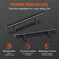 thumbnail image 4 of VEVOR 30 Pack Cabinet Pulls, 3in / 76mm Center to Center Slim Kitchen Cabinet Drawer, Stainless Steel Modern Kitchen Cupboard Door Handles for Kitchen Bathroom Bar Hardware Matte Black, 4 of 9