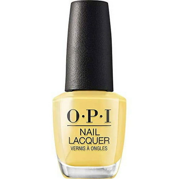 OPI Nail Lacquer, Never a Dulles Moment, Yellow Nail Polish, Washington DC Collection, 0.5 fl oz