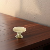 Masteelf 6pcs Round Drawer Knob Pulls with Screws Vintage Dresser Handle Gold Kitchen Cabinet Knobs Decorative Wardrobe Hardware