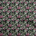 thumbnail image 1 of oneOone Cotton Flex Black Fabric Florals Quilting Supplies Print Sewing Fabric By The Yard 40 Inch Wide, 1 of 4
