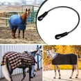thumbnail image 4 of Nylon Horse Rug Fasteners Adjustable Elastic Tail Strap and Leg Strap Set for Outdoor Stable Use, 4 of 5