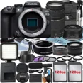 thumbnail image 1 of Canon EOS R10 Mirrorless Camera with RF-S 18-45mm + EF 75-300mm Lens + Mount Adapter + 2 Pack 128GB Memory Card + Case + ZeeTech Accessory, 1 of 9