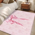 thumbnail image 4 of Area Rugs 2.7'x5', Pink Bow Carpet for Living Room Bedroom Dining Room, Cute Watercolor Girls Cartoon Luxury Throw Kitchen Rugs Non Slip Washable Rectangle Indoor Outdoor Rugs, 4 of 8
