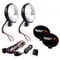 thumbnail image 1 of Rugged Ridge 15207.58 6-Inch Round Slim Halogen Light Kit, Black Steel Housings, 1 of 1