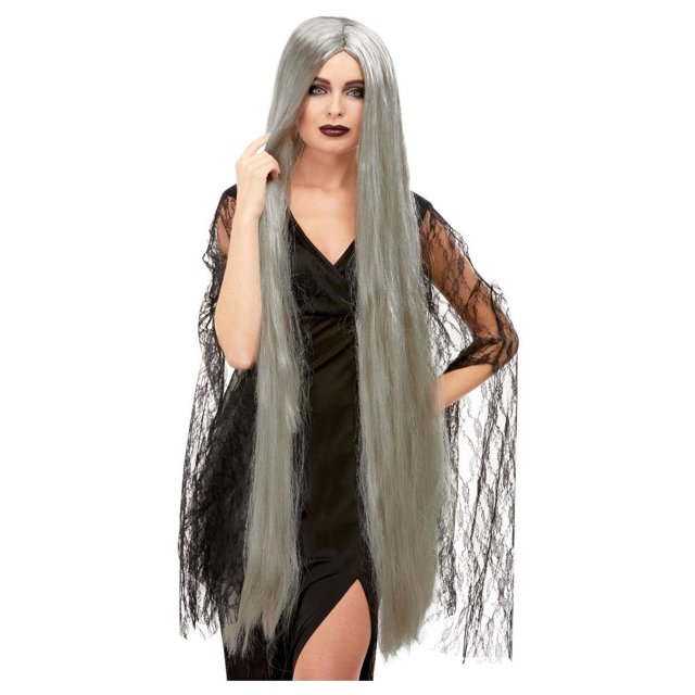 Smiffys Perruque d'Halloween Extra Longue pour Femmes avec Sorcière