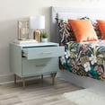thumbnail image 2 of Linon Galena 2-Drawer Nightstand, Light Blue, 2 of 15