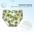 thumbnail image 2 of Pofeuu Green Hawaii Palms Print Soft Cotton Underwear Girls'Briefs Soft Undies, 2 of 7