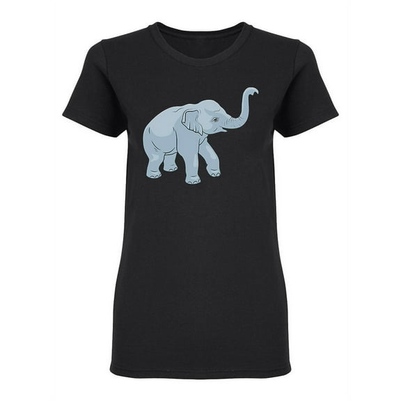 Little Elephant Design Shaped Tee Women's -Image by Shutterstock