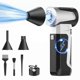 thumbnail image 1 of Mini Turbo Jet Fan Electric Duster 130000RPM High Speed Brushless Motor 52m/S Adjustable Handheld Violent Fan, 1 of 5