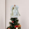 thumbnail image 3 of Figura de ángel en La Copa Del árbol/adorno de árbol de Navidad de 12 Pulgadas Cm/adorno de Navidad para Bar/interior/fiesta/dormitorio/decoració Oro Macarena Adorno de árbol de ángel, 3 of 8