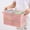 Pink, variant on HongHeng Clearance Under $2.00 Plastic Laundry Basket,with Silvery Handle,Collection and Transport Clothing Board Laundry Basket,Suitable for Families and Dorms,Can Also Organize Toys