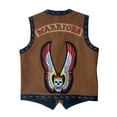 thumbnail image 5 of The Warriors Genuine Leather Vest Movie Costume Halloween Jacket Real Biker Gift, 5 of 5