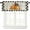 Thanksgiving2555, variant on Windows Valances Curtain Leopard Print Kitchen Valances Rod Pocket Pink Floral Animal Skin Window Treatment Short Topper Curtains for Kitchen Bathroom Living Room 1 Panel,54 by 18 inches