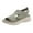 Army Green, variant on LOVZFMLL Women's Sandals Fashion Rhinestone Glitter Comfort Walking Hiking Wedge Sandals with Arch Support Summer Casual Outdoor Footwear Khaki 5