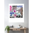 thumbnail image 2 of Nurse, Leopard Print Nurse Life, Nurse Life Poster Wall Art, Modern Wall Decor, 16x24 UNFRAMED, 2 of 3
