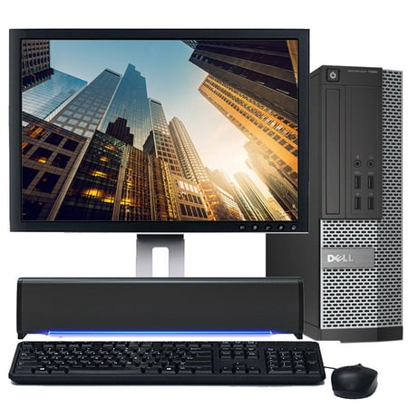 Restored Dell Optiplex 7020 Desktop Tower Computer, Intel Core i5, 16GB RAM, 2TB HD, DVD-ROM, Windows 10 Home 64Bit, Black (Refurbished)