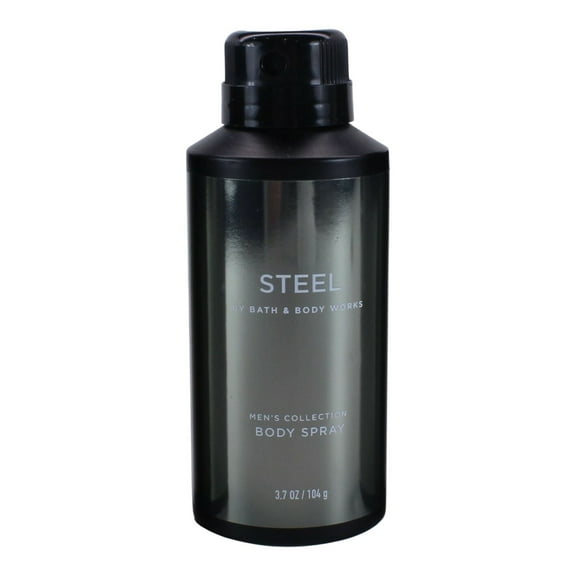 Bath and Body Works (Men's Collection) Steel Deodorizing Body Spray (3.7 oz / 104 g)
