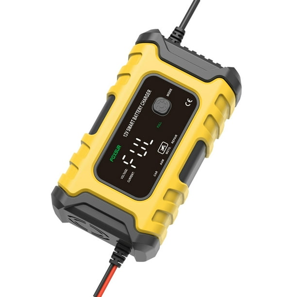 Cargador de batería automático Arrancador de batería de coche de protección múltiple (Reino Unido) Likrtyny Accesorios para autos y motos