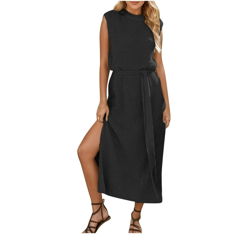 chinese dress ladies Black And Taupe Printed Knot Front Midi Dress