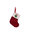 G, variant on Christmas Stockings with Initials, 7.7 Inch Mini Stockings With Initials Christmas Stockings With 26 Letters Christmas Decorations Red Knitted Letters Embroidered Christmas Stockings