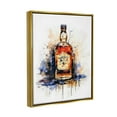 thumbnail image 4 of Stupell Industries Whiskey Modern Splash Food & Beverage Painting Gold Floater Framed Art Print Wall Art, 25 x 31, 4 of 10