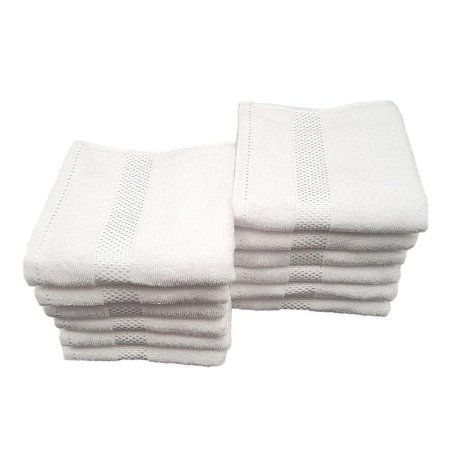 Toalla Pullman Cottonella Set 12 piezas Arezzo Color Blanco