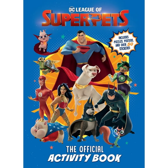 DC League of Super-Pets: The Official Activity Book (DC League of Super-Pets Movie): Includes Puzzles, Posters, and Over, (Paperback)