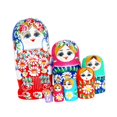 thumbnail image 5 of Muñeca Matryoshka Strade Fareast Limited de Madera 7 Capas Azul, 5 of 5