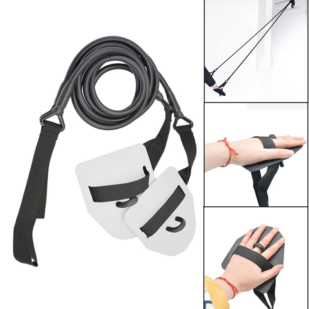 Axioma Swimming Arm with Paddles, Device, Resistance Exercise Band Set for Swimming A White
