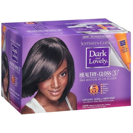 Dark And Lovely Healthy Gloss 5 Shea Moisture No Lye Relaxer Kit