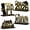 Black, variant on 4Pcs 2026 Graduation Decorations Wooden Table Centerpiece Class of 2026 Graduation Table Decorations Tabletop Tiered Tray Decor for Congrats Grad Party Decor Supplies