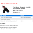 thumbnail image 2 of Fuel Injector - Compatible with 2006 - 2013 Chevy Corvette 2007 2008 2009 2010 2011 2012, 2 of 2
