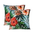 thumbnail image 2 of Oussum Home Decorative Cushion Covers Cotton Digital Print Zipper Throw Pillow Cases Floral & Tropical Leaf Set of 5, 2 of 6