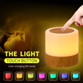 thumbnail image 2 of Table Lamp Color Changing RGB Night Light with Remote Control Touch Sensor Bedside Lamps with Remote Control, 2 of 5