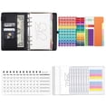 thumbnail image 2 of Marbled Notebook Binder Wareproof and Dustproof Suitable for Store Shop Checks  Green, 2 of 8