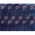thumbnail image 4 of oneOone Georgette Viscose Fabric Leaves & Floral Block Print Sewing Fabric BTY 42 Inch Wide, 4 of 4