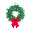 thumbnail image 5 of Christmas Wreath for Car Truck SUV Van, with Red Bow Decoration Ornament Mount Xmas Artificial Pine Water-Proof Winter Holiday Wreath, 5 of 9